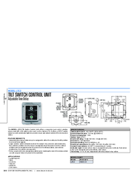 Thumbnail of document Data Sheet - LTC2 - Tilt Switch Control Unit